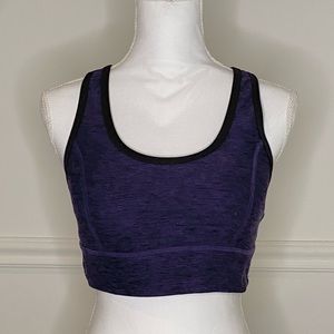 Beyond Yoga Purple Strappy Sports Bra